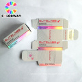 IM 2ml/5ml/10ml vial holographic label box for testoid customized logo cardboard box label printing